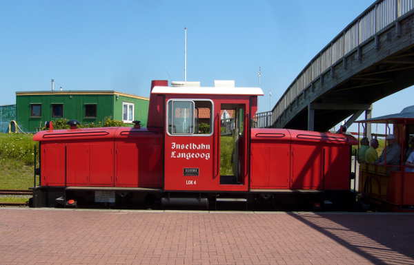 Lokomotive der Inselbahn Langeoog